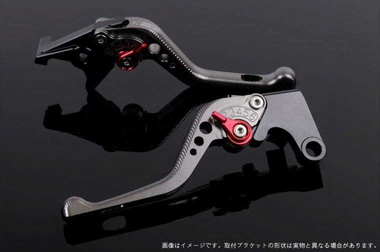 【エスエスケイ スピードラ】アジャストレバー 3Dショート         チタン/レッド Scrambler Sixty2 Monster821HYPERMOTARD821 DU0405643-RD