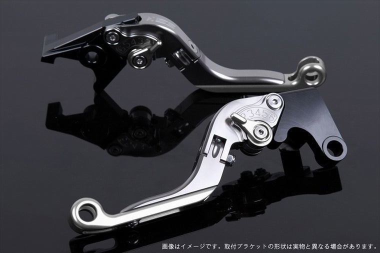 【エスエスケイ スピードラ】アジャストレバー 可倒延長式 チタン/シルバー/シルバー Monster 821 HYPERMOTARD 821 DU0405769-SRSR