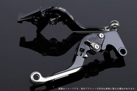 【エスエスケイ スピードラ】アジャストレバー 可倒延長式 ブラック/チタン/シルバー モンスター400 04-07 /620 03-06 DU0405772-TMSR