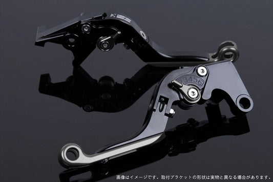 【エスエスケイ スピードラ】アジャストレバー 可倒延長式 ブラック/チタン/チタン モンスター400 04-07 /620 03-06 DU0405772-TMTM