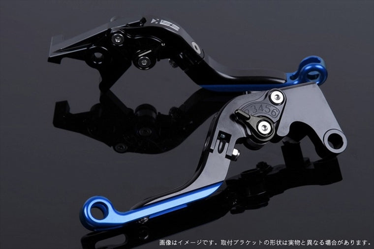 【エスエスケイ スピードラ】アジャストレバー 可倒延長式 ブラック/ブラック/ブルー 748 -98/モンスター900 94-99/916 -98 DU0405779-BKBE