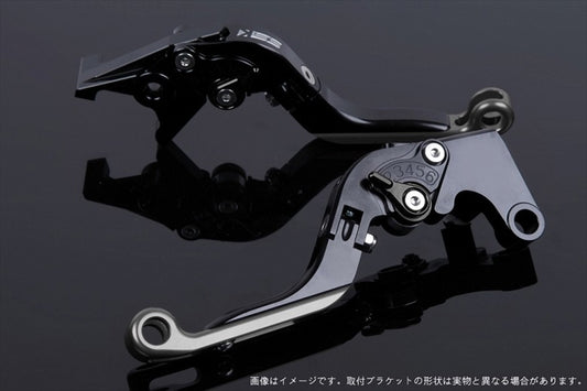 【エスエスケイ スピードラ】アジャストレバー 可倒延長式 ブラック/ブラック/チタン 748 -98/モンスター900 94-99/916 -98 DU0405779-BKTM
