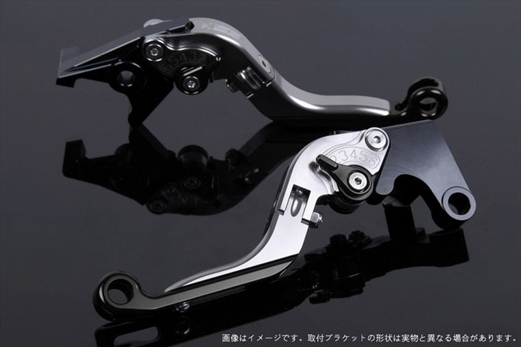 【エスエスケイ スピードラ】アジャストレバー 可倒延長式 チタン/ブラック/ブラック 748 -98/モンスター900 94-99/916 -98 DU0405783-BKBK