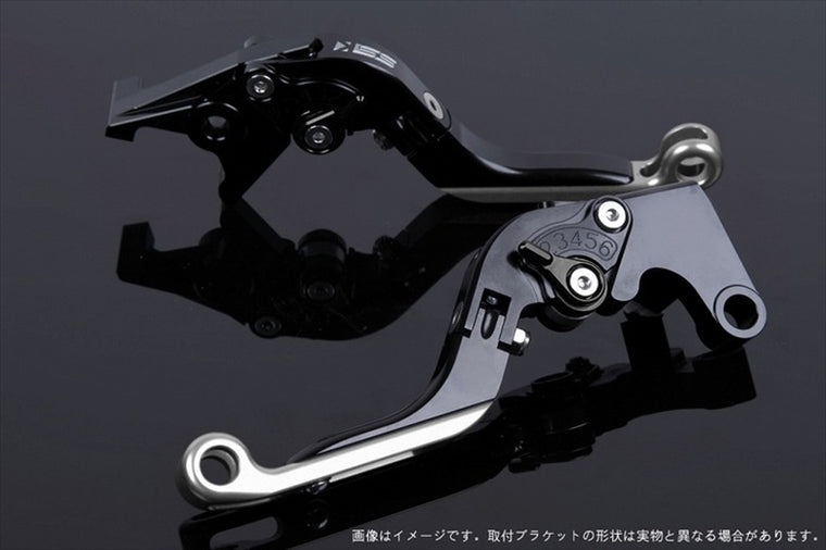【エスエスケイ スピードラ】アジャストレバー 可倒延長式     ブラック/ブラック/シルバー 1198/S/R 09-11 1199パニガーレ/S 12-15 DU0405793-BKSR