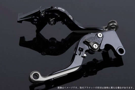 【エスエスケイ スピードラ】アジャストレバー 可倒延長式     ブラック/ブラック/チタン 1198/S/R 09-11 1199パニガーレ/S 12-15 DU0405793-BKTM