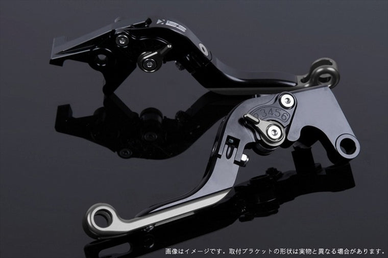 【エスエスケイ スピードラ】アジャストレバー 可倒延長式     ブラック/チタン/チタン 1198/S/R 09-11 1199パニガーレ/S 12-15 DU0405793-TMTM