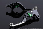 【エスエスケイ スピードラ】アジャストレバー 可倒延長式     ブラック/グリーン/シルバー 1198/S/R 09-11 1199パニガーレ/S 12-15 DU0405793-GNSR