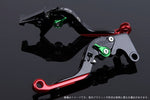 【エスエスケイ スピードラ】アジャストレバー 可倒延長式     ブラック/グリーン/レッド 1198/S/R 09-11 1199パニガーレ/S 12-15 DU0405793-GNRD