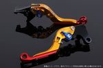 【エスエスケイ スピードラ】アジャストレバー 可倒延長式     ゴールド/ブルー/レッド 1198/S/R 09-11 1199パニガーレ/S 12-15 DU0405795-BERD
