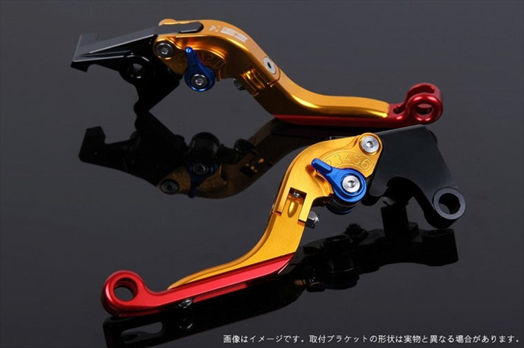 【エスエスケイ スピードラ】アジャストレバー 可倒延長式     ゴールド/ブルー/レッド 1198/S/R 09-11 1199パニガーレ/S 12-15 DU0405795-BERD