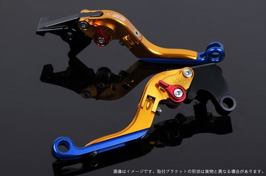 【エスエスケイ スピードラ】アジャストレバー 可倒延長式     ゴールド/レッド/ブルー 1198/S/R 09-11 1199パニガーレ/S 12-15 DU0405795-RDBE