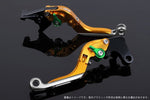 【エスエスケイ スピードラ】アジャストレバー 可倒延長式     ゴールド/グリーン/シルバー 1198/S/R 09-11 1199パニガーレ/S 12-15 DU0405795-GNSR