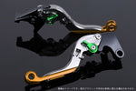 【エスエスケイ スピードラ】アジャストレバー 可倒延長式     チタン/グリーン/ゴールド 1198/S/R 09-11 1199パニガーレ/S 12-15 DU0405797-GNGD