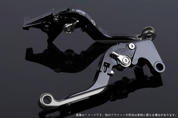 【エスエスケイ スピードラ】アジャストレバー 可倒延長式     ブラック/シルバー/チタン GSX1300R隼 99-07 GSX1400 01-07 SU0405835-SRTM