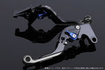 【エスエスケイ スピードラ】アジャストレバー 可倒延長式     ブラック/ブルー/チタン GSX1300R隼 99-07 GSX1400 01-07 SU0405835-BETM