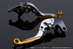 【エスエスケイ スピードラ】アジャストレバー 可倒延長式     チタン/ブラック/ゴールド GSX1300R隼 99-07 GSX1400 01-07 SU0405839-BKGD