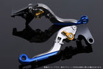 【エスエスケイ スピードラ】アジャストレバー 可倒延長式     チタン/ゴールド/ブルー GSX1300R隼 99-07 GSX1400 01-07 SU0405839-GDBE
