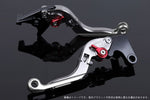 【エスエスケイ スピードラ】アジャストレバー 可倒延長式 チタン/レッド/シルバー GSX250Sカタナ GSX400Sカタナ SU0405853-RDSR