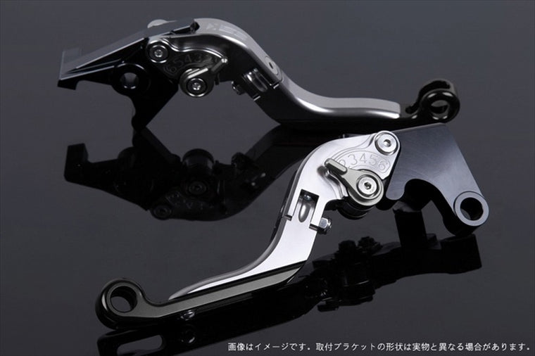 【エスエスケイ スピードラ】アジャストレバー 可倒延長式 チタン/チタン/ブラック GSX250Sカタナ GSX400Sカタナ SU0405853-TMBK