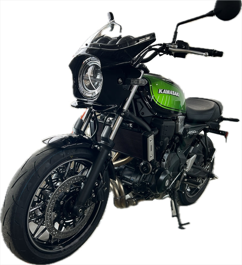 Z650RS専用ビキニカウル エボニーブラック ショートクリア YR-B001-EBK