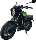 ｜Z650RS専用ビキニカウル　メタリックムーンダストグレー　ショートクリア｜YR-B001-MMG-SC