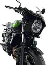 ｜Z650RS専用ビキニカウル　メタリックムーンダストグレー　ショートクリア｜YR-B001-MMG-SC