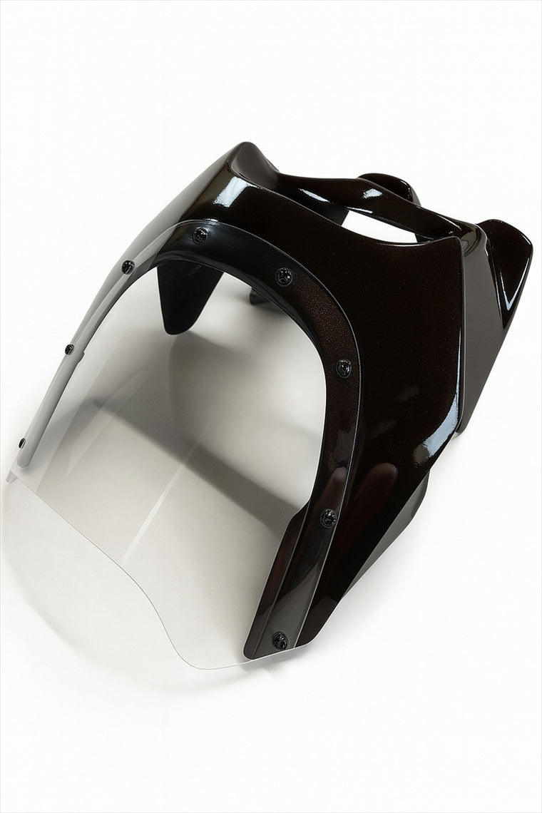 ｜Z650RS専用ビキニカウル　キャンディダイヤモンドブラウン　ショートクリア｜YR-B001-CDB-SC