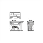 LONG(ロングバッテリー) | バッテリー 12V/4Ah 液注入済 | WTZ5S | 互換 YTZ5S/GTZ5S/YTX4L-BS/YT4L-BS/YTZ4V/GTZ4V