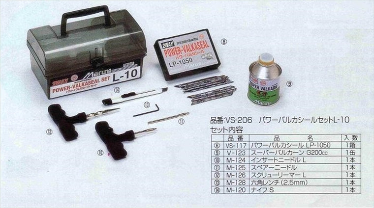 MARUNI(マルニ)｜パワーバルカシールセット S-10｜23107