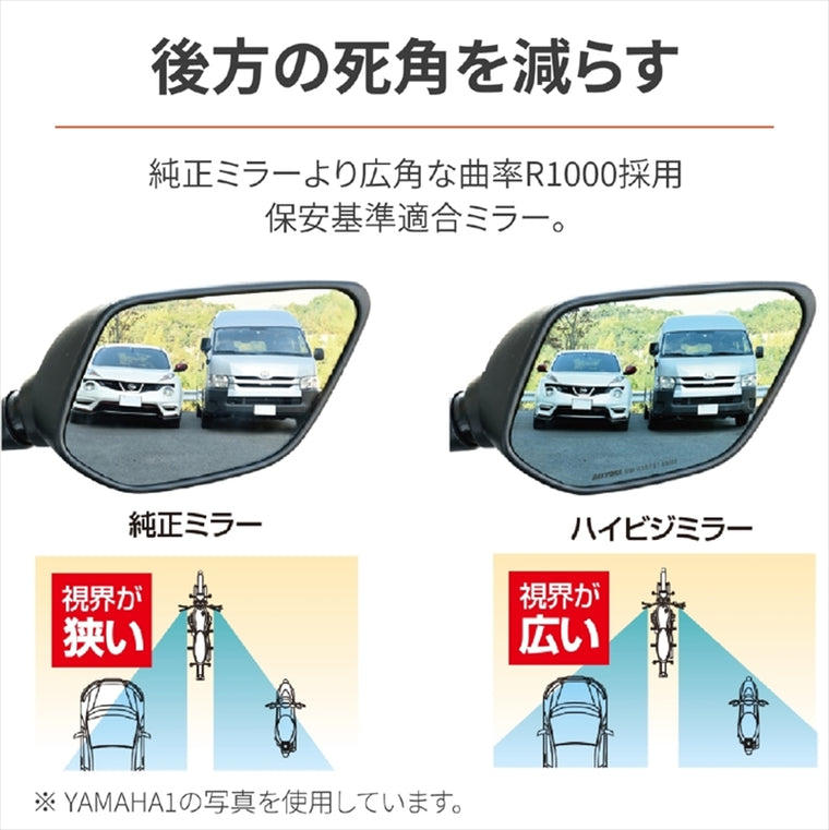 【デイトナ】DAYTONA ハリツケミラーゴールド SUZUKI3 41542
