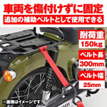 デイトナ｜ソフトサブベルト 300MM アカ 2ケイリ｜42151