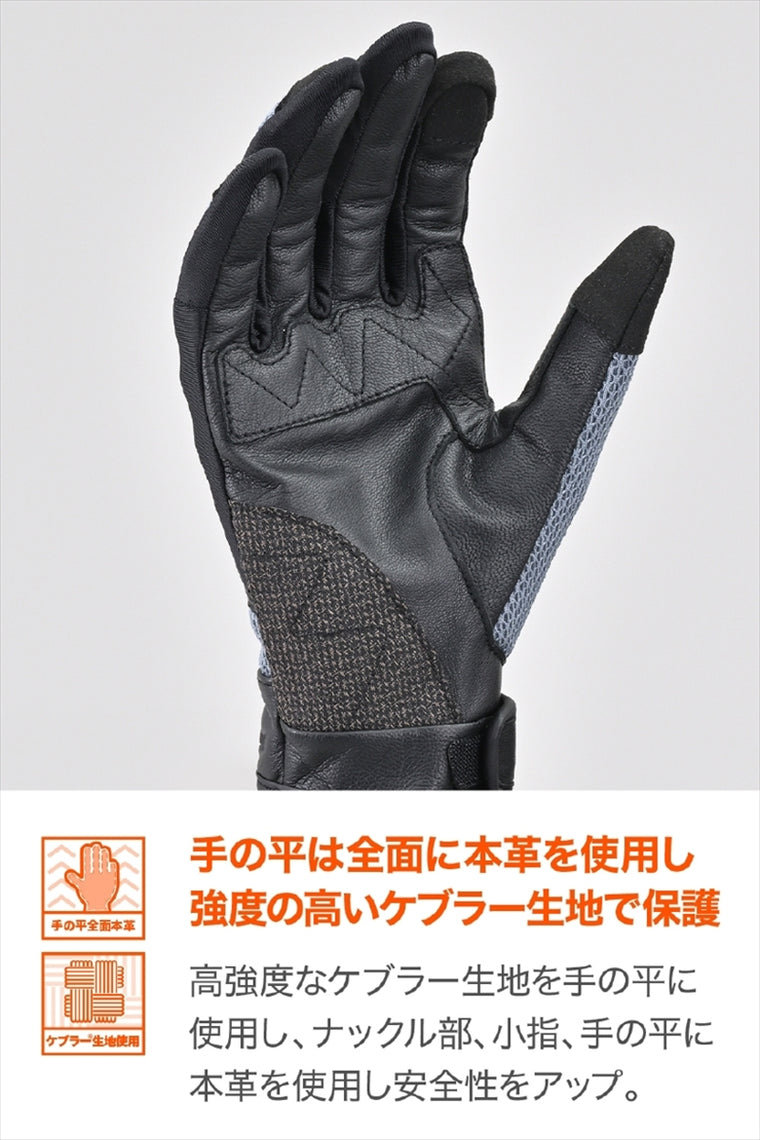 DAYTONA | DG010 スローバックメッシュG GY  XL | 46118