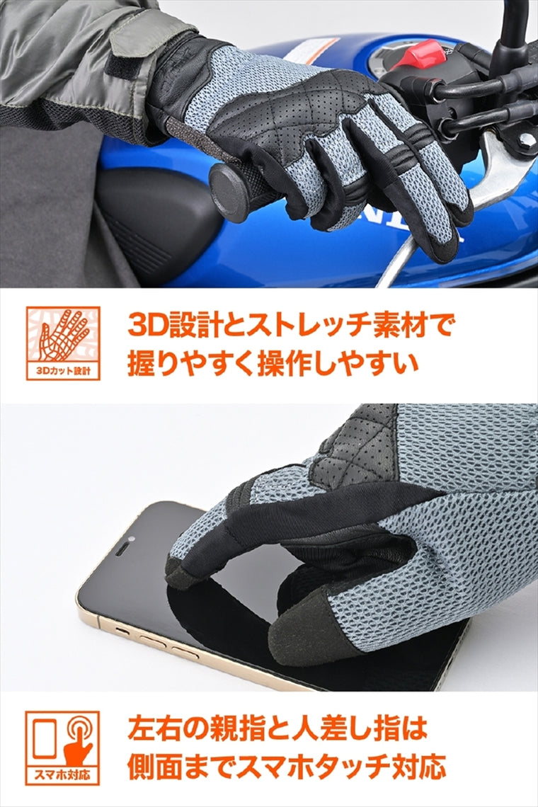 DAYTONA | DG010 スローバックメッシュG GY  XL | 46118