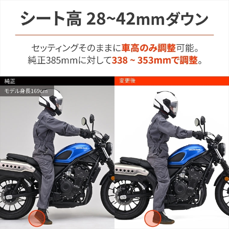 【デイトナ】ローダウンKITクリア CL500 46237