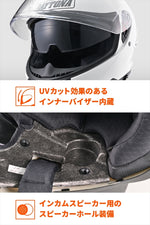 デイトナ｜DN001RSフルフェイスヘルメットWH/XL｜46460