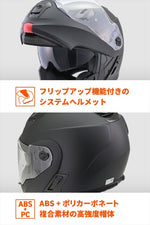 デイトナ｜DN004LTシステムヘルメットMBK/L｜46535