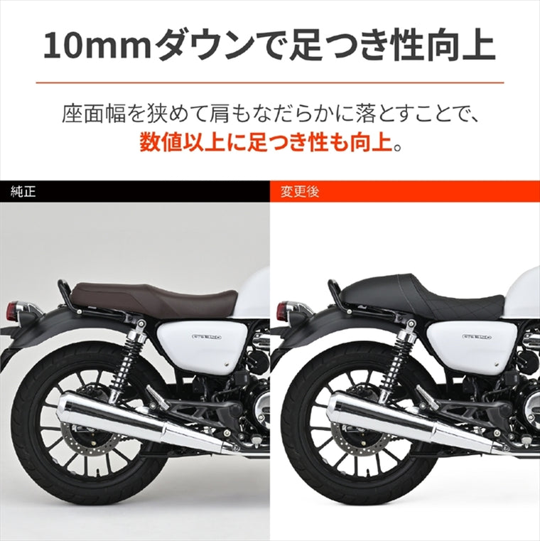 【デイトナ】カスタムシート TYPE-CAFE GB350 46391