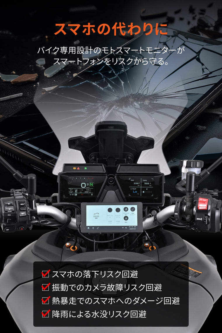 DAYTONA(デイトナ)｜モトスマートモニター551｜25043