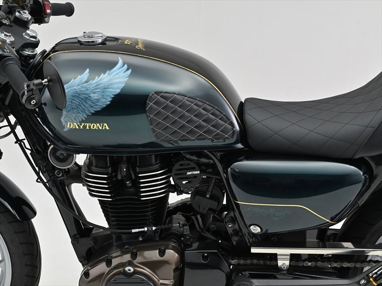 デイトナ｜レザーニーグリップパッドBK/ GB350｜49170