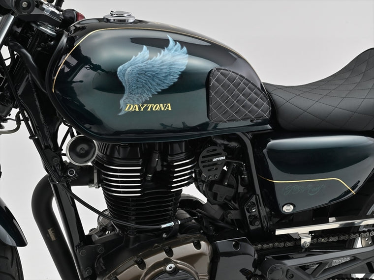 デイトナ｜レザーニーグリップパッドBK/ GB350｜49170