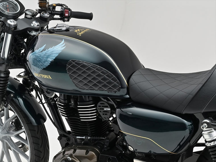 デイトナ｜レザーニーグリップパッドBK/ GB350｜49170