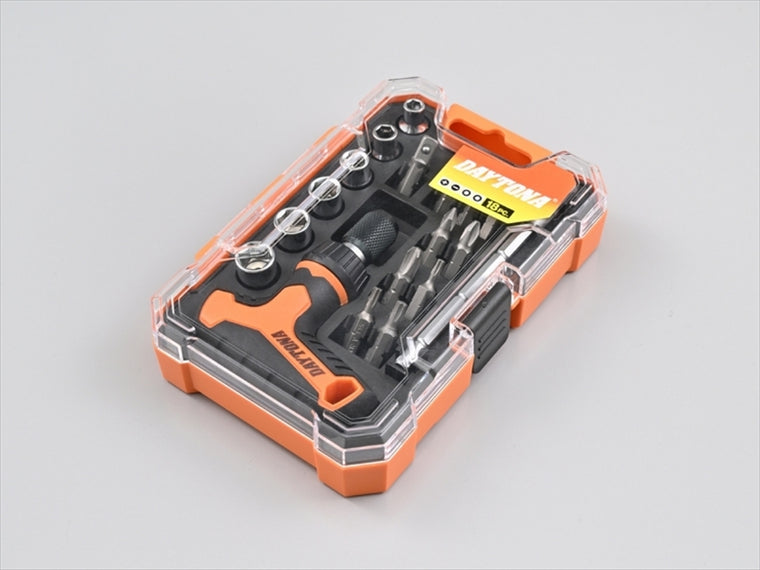 DAYTONA | ミニツールセット 18PCS ラチェットTガタ | 61361