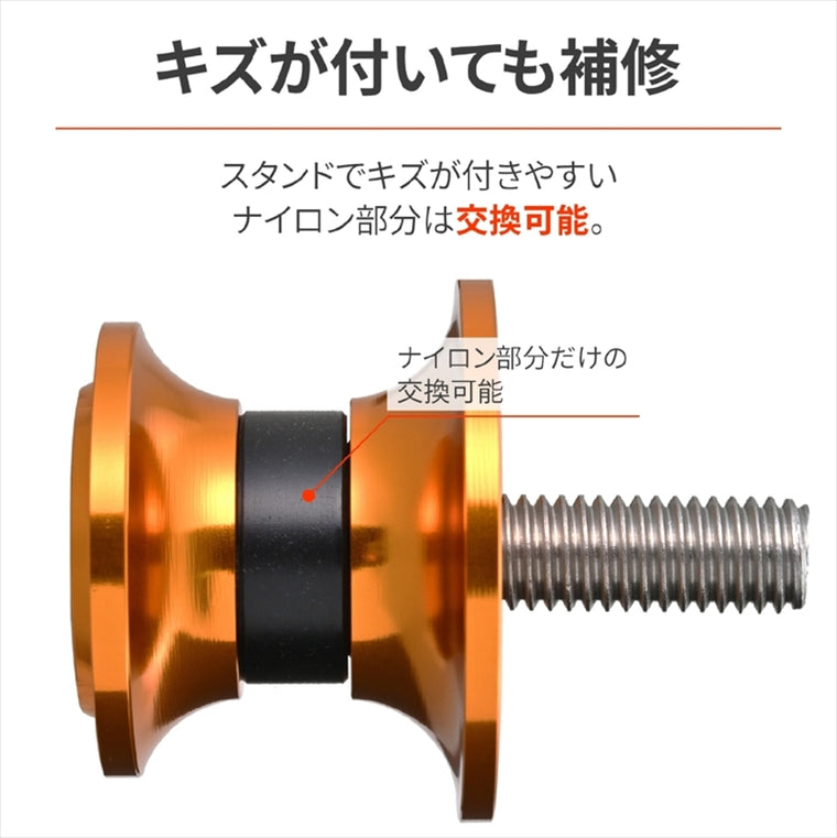 デイトナ｜スプールNYLONGRIP M8 ゴールド｜61549