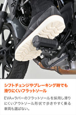 DAYTONA(デイトナ)｜DS-006 モックトゥブーツ BK23.5｜62893