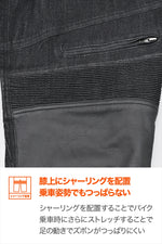 DAYTONA(デイトナ)｜DB011HガードデニムPT BK/XL｜63312