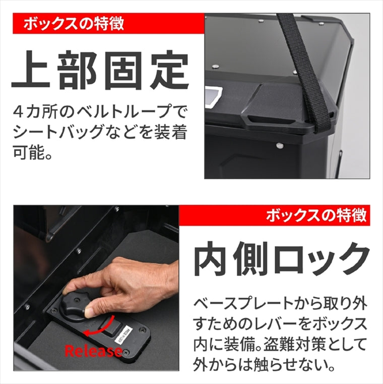 デイトナ｜GIVI MTN47BD(WP) マッターホルン ブラック｜63502