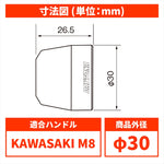 DAYTONA(デイトナ)｜バーエンドSURFACE KAWA M8ギン｜63823