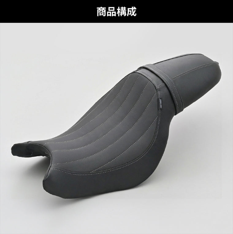 DAYTONA(デイトナ)｜カスタムシート G/F ロール グレー ELIMINATOR/SE 24-26 [8BL-EL400]｜63995