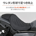 DAYTONA(デイトナ)｜カスタムシート G/F ダイヤ BK ELIMINATOR/SE 24-26 [8BL-EL400]｜64003