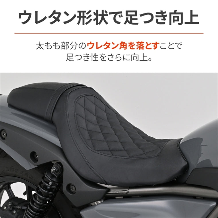 DAYTONA(デイトナ)｜カスタムシート G/F ダイヤ BK ELIMINATOR/SE 24-26 [8BL-EL400]｜64003